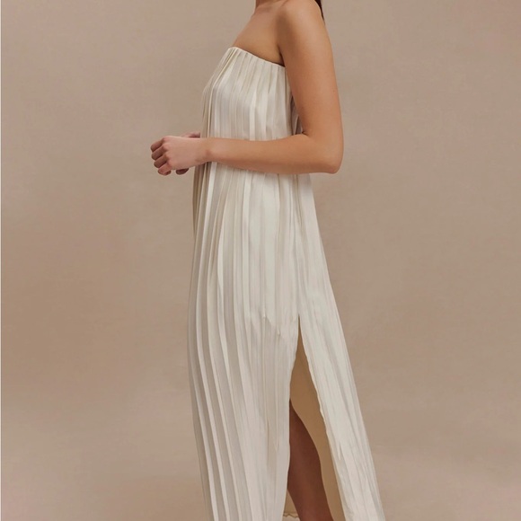 Myrah Plisse Strapless Maxi Dress - Picture 4 of 9